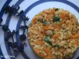 Tarif Nohutlu bulgur pilavı.........