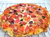 Tarif Bayat ekmekli̇ pi̇zza