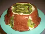 Tarif Antep fıstıkıl pudingli kivili pasta