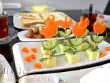 Tarif Hafta sonu kahvaltisi ve kaşar peyni̇rli̇ havuçtan lale