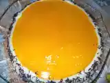 Tarif Tart kalıbında meyve soslu irmik tatlısı