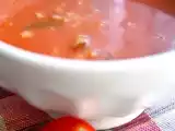 Tarif Pirinçli domates çorbası