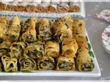 Tarif Baklava yufkasi i̇le ispanakli börek