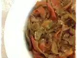 Tarif Kıymalı kuru sebze kavurması