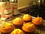 Tarif Portakallı, kuru meyve şekerlemeli muffin