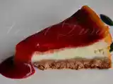 Tarif Çilek püreli fırın cheesecake