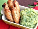 Tarif Izgara tavuk kanadı tarifi ve yeşil püre (ispanaklı patates püresi)
