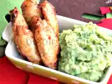 Tarif Izgara tavuk kanadı tarifi ve yeşil püre (ispanaklı patates püresi)
