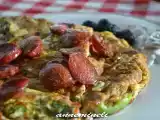 Tarif Sebzeli̇ sucuklu omlet