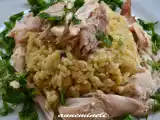 Tarif Nohutlu ve tavuk etli̇ bulgur pi̇lavi