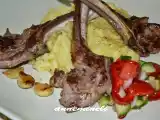 Tarif Tavada sarimsakli patates püreli̇ pi̇rzola
