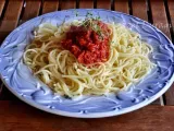 Tarif Domates soslu spagetti