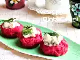 Tarif Garnitürlü pancarlı patates salatası
