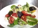 Tarif Domates + avokado: bir diğer salata