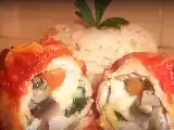 Tarif Sebzeli kaşarlı tavuk rulo