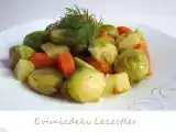 Tarif Zeytinyagli bruksel lahanasi