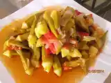 Tarif Böylede çok lezzetliymiş ( zeytinyağlı bamya)