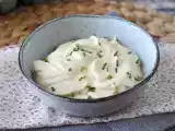 Tarif Haşlanmış yumurtalı ve yağsız hafif mayonez! çiğ yumurta yiyemediğinizde mükemmel!