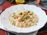 Tarif Karides ve limonlu risotto, zarif ve kolay bir ilk yemek
