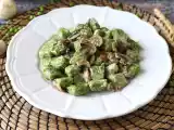 Tarif Mantar soslu bezelye gnocchi