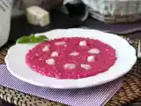 Tarif Pancar ve gorgonzola risotto: renk ve yoğun lezzet patlaması