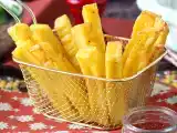 Tarif Suçluluk duymadan kızarmış polenta: air fryer'da çıtır çıtır, altın rengi ve mükemmel!