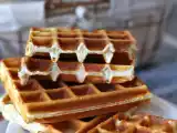 Tarif Peynir altı suyu ile süper proteinli waffle