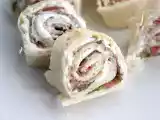 Tarif Kürlenmiş jambon ve roka ile aperatif dürümler
