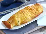 Tarif Milföy hamurunda ıspanak ve mozzarella peynirli balık