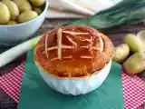 Tarif Milföy hamurlu pırasa ve patates çorbası