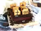 Tarif Cadılar bayramı için mezarlık brownie'si