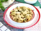 Tarif Parmesan, jambon ve fesleğenli tortellini