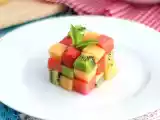 Tarif Meyveli rubik küpü, tasarımcı meyve salatası
