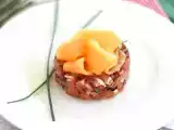 Tarif Jambon, kavun ve domates tartarı