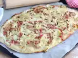 Tarif Flammekueche, alsas usulü flambé tart