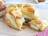 Tarif Jambonlu ve soğanlı camembert milföy hamuru