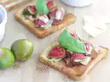 Tarif İncir, parmesan ve parma jambonlu bruschetta