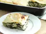 Tarif Ispanaklı ve keçi peynirli lazanya