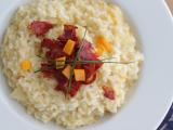 Tarif Peynirli ve chorizolu risotto