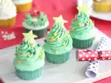 Tarif Noel için süslenmiş kapkekler