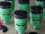 Tarif Cadılar bayramı için frankenstein kremleri