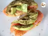 Tarif Somon ve avokado bruschetta
