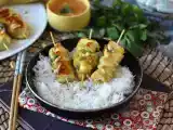 Tarif Satay soslu tavuk kebapları, asya'ya bir mutfak yolculuğu!