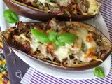 Tarif Mozzarella au gratin ile patlıcan dolması
