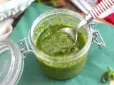 Tarif Ev yapımı yeşil pesto - pesto alla genovese