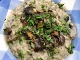 Tarif Mantarlı kremalı risotto