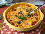 Tarif Tek tencerede biberli, chorizolu ve ıspanaklı orzo