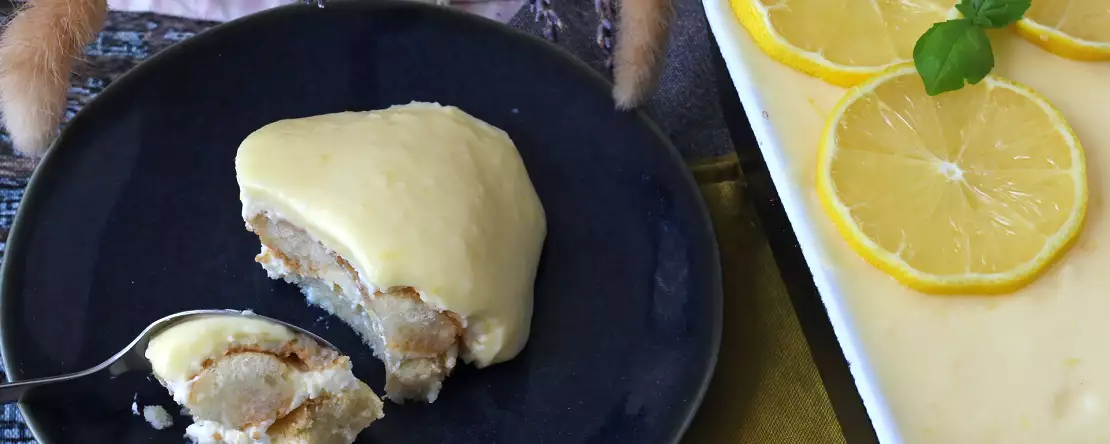 Limonlu tiramisu, keskin bir dokunuşa sahip bir klasik