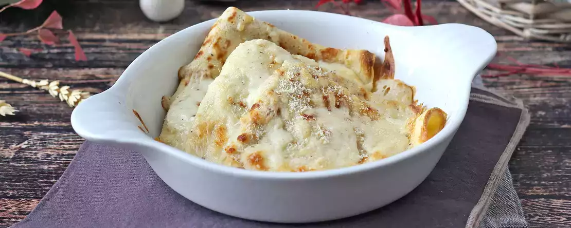 Crespelle ricotta ve mantar: her durum için mükemmel kremalı vejetaryen tarif