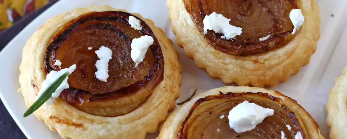 Soğan tartlets tatin
